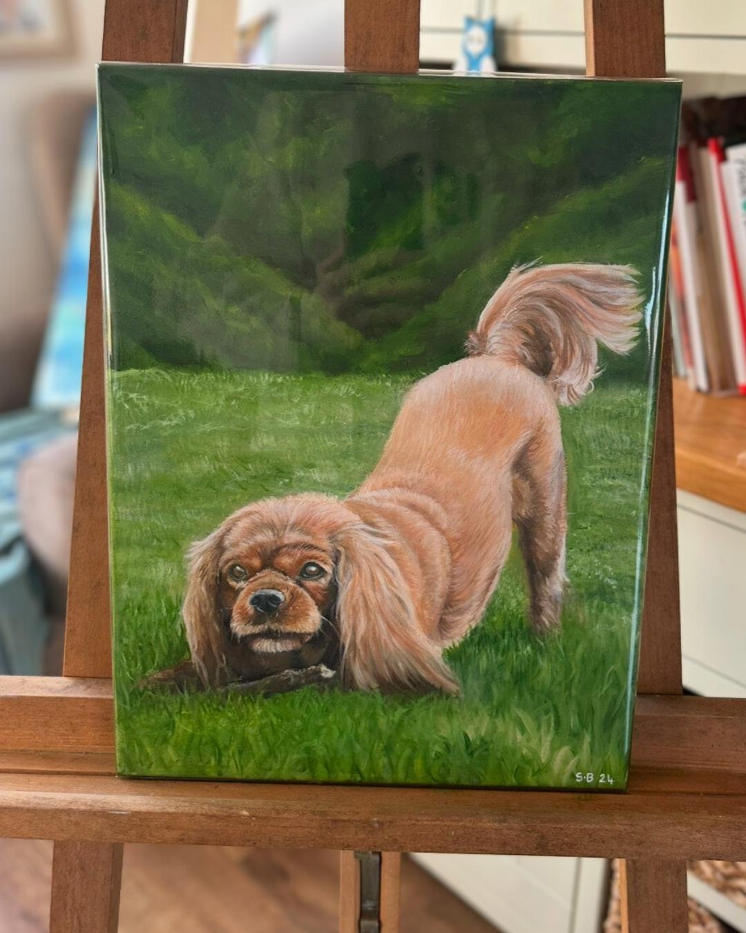 Dog painting commission