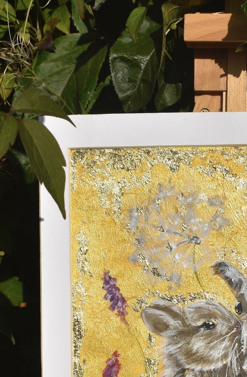 Close Together | Original Acrylic Painting On Board | 32 × 29 cm - Image 3