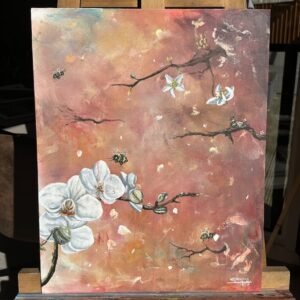 Humble Bumble | Original Acrylic Painting On Board | A2 Size